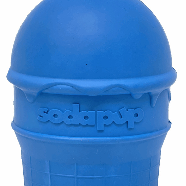 SP Ice Cream Cone Durable Rubber Chew Toy and Treat Dispenser