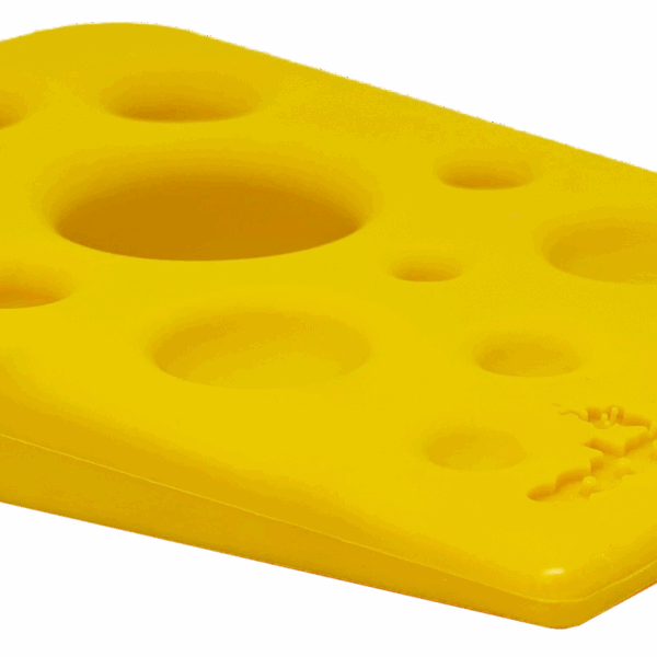 SP Swiss Cheese Wedge Durable Nylon Dog Chew Toy for Aggressive Chewers