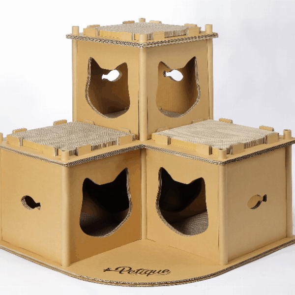Feline Penthouse Cat House