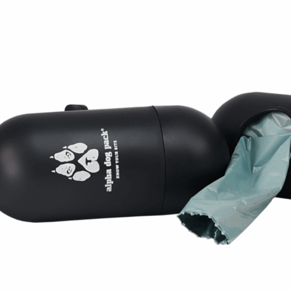 Pill Dispenser with Epi Degradable Poop Bag Roll