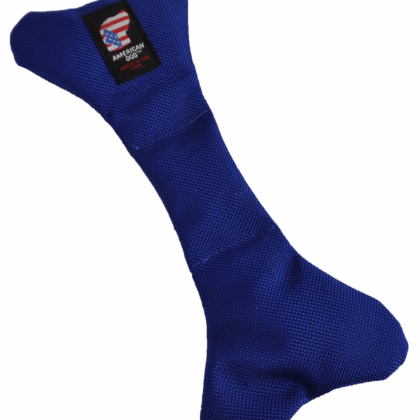 Bad To Da Bone Dog Toy - Small - Blue