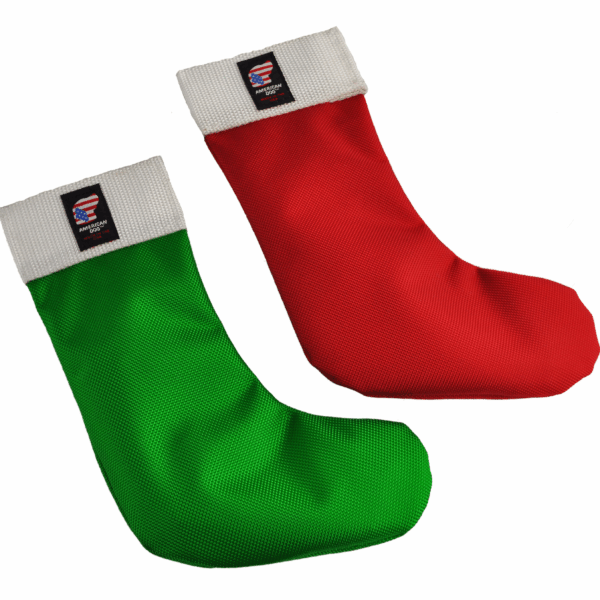 Christmas Stocking Dog Toy - Green