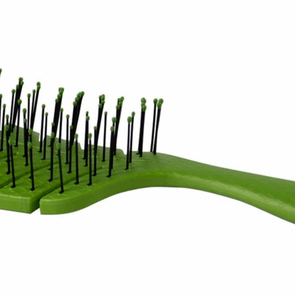 Bass Brushes- The BIO-FLEX  Detangling Pet Brush Leaf Shape