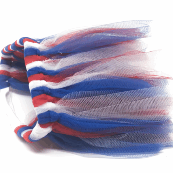 Red/White/Blue 4th Of July Dog Tutu Skirt (XS)